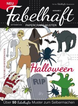 Fabelhaft Papercraft-Muster – Halloween 2024