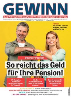 Gewinn – September 2024