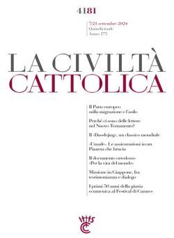 La Civilta Cattolica – 7 Settembre 2024