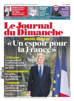 Le Journal du dimanche – 9 Septembre 2024