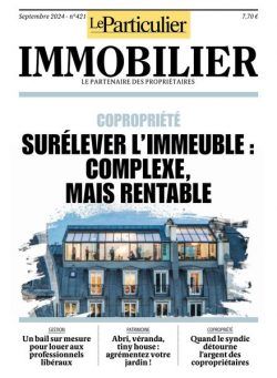 Le Particulier Immobilier – Septembre 2024