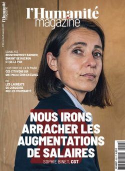 L’Humanite Magazine – 12 Septembre 2024