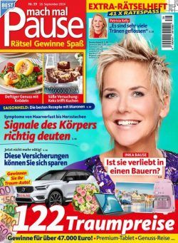 Mach mal Pause – 18 September 2024