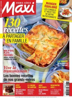 Maxi – Hors-Serie Cuisine – Septembre-Octobre 2024