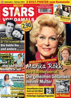 Meine Stars von Damals – September-Oktober 2024