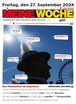 Meine Woche – 26 September 2024