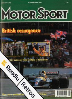 Motor Sport Magazine – August 1992