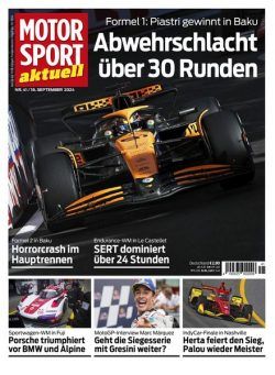 Motorsport aktuell – 17 September 2024