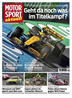 Motorsport aktuell – 27 August 2024