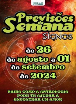 Previsoes da Semana – 26 Agosto 2024