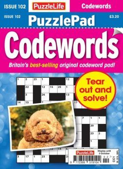 PuzzleLife PuzzlePad Codewords – Issue 102 2024