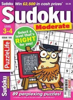 PuzzleLife Sudoku Moderate – Issue 100 2024