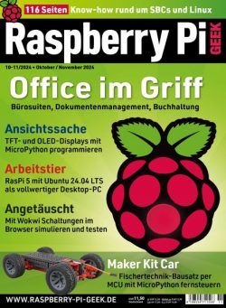 Raspberry Pi Geek Magazin – Oktober 2024