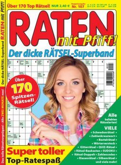 Raten mit Pfiff! – August 2024