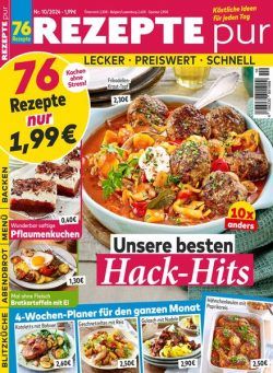 Rezepte pur – Oktober 2024