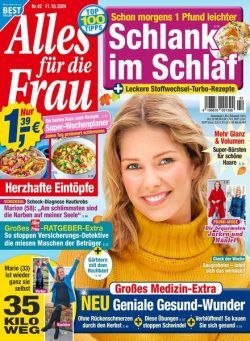 Alles fur die Frau – 11 Oktober 2024