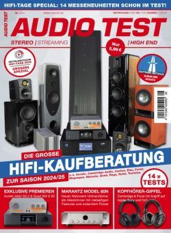 Audio Test – Ausgabe 8 2024