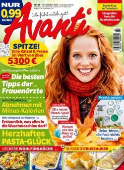 Avanti – 16 Oktober 2024