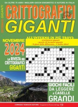 Crittografici Giganti – Novembre 2024