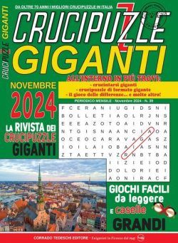 Crucipuzzle Giganti – Novembre 2024