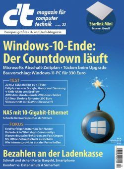 c’t Magazin fur Computertechnik – 04 Oktober 2024