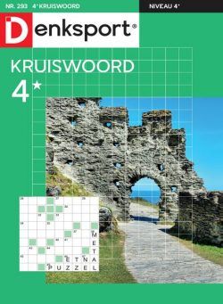 Denksport Kruiswoord 4 – 1 Oktober 2024