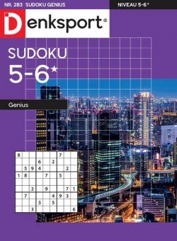 Denksport Sudoku 5-6 genius – 1 Oktober 2024