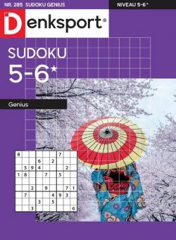 Denksport Sudoku 5-6 genius – 24 Oktober 2024