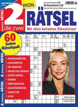 Die 2 Spezial Ratsel – November-Dezember 2024