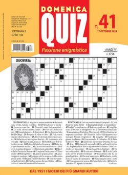 Domenica Quiz – 17 Ottobre 2024