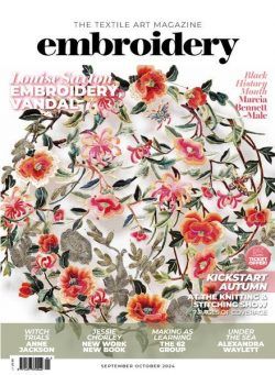 Embroidery Magazine – September-October 2024