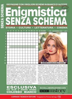 Enigmistica Senza Schema – Novembre 2024