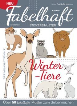 Fabelhaft Stickereimuster – Winter Animals 2024