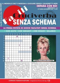 Facili Cruciverba – 10 Ottobre 2024