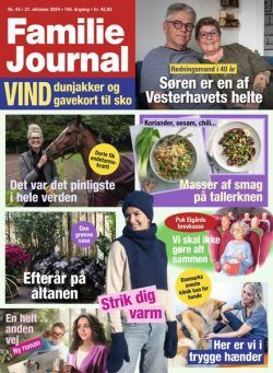 Familie Journal – 21 Oktober 2024