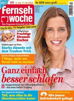 Fernsehwoche – 27 September 2024