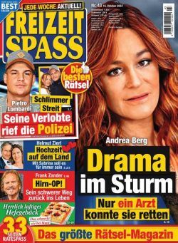 Freizeit Spass – 15 Oktober 2024