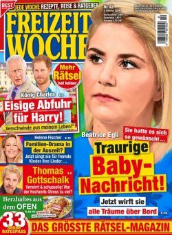 Freizeitwoche – 9 Oktober 2024