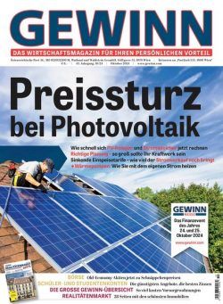 Gewinn – Oktober 2024