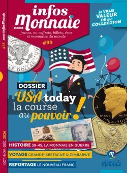 Infos Monnaie – Octobre-Novembre-Decembre 2024