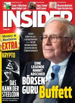 Insider Austria – 16 Oktober 2024