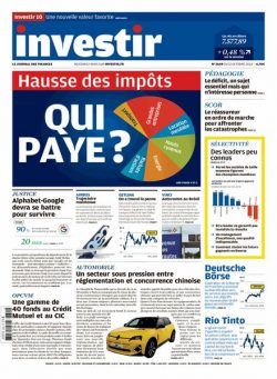 Investir – 12 Octobre 2024