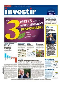 Investir – 21 Septembre 2024