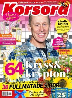 Korsord – 14 Oktober 2024