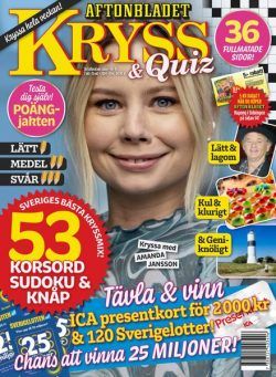 Kryss & Quiz – 7 Oktober 2024