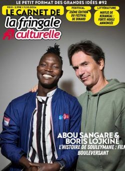 Le Carnet de La Fringale Culturelle – 12 Octobre 2024