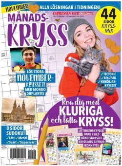 Manads-Kryss – Oktober 2024