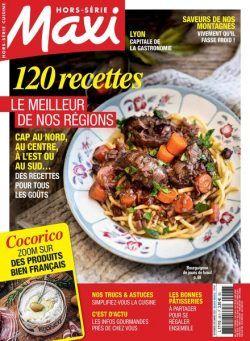 Maxi – Hors-Serie Cuisine – Novembre-Decembre 2024