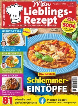 Mein Lieblingsrezept – November 2024