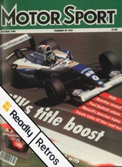 Motor Sport Magazine – October 1994